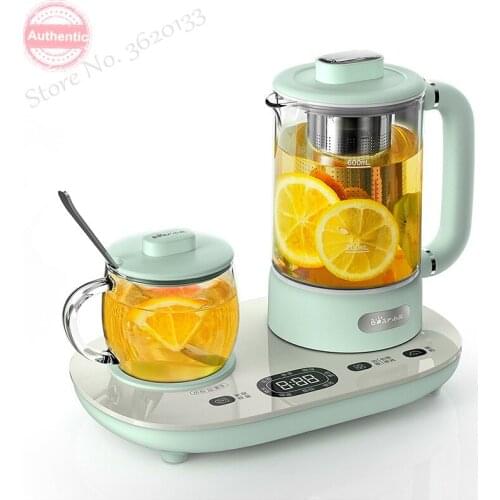 220V Multifunction Electric Kettle Health Preserving Pot Tea Maker Insulation Appointment Kettle Thermostatic Cup Warmer 0.6L