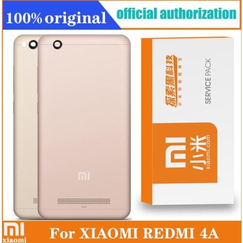 Original Back Housing Replacement for Xiaomi Redmi 4A Back Cover Battery with Camera Lens adhesive Sticker