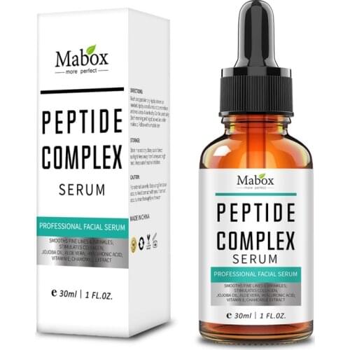 Peptide Complex Face Serum Tightening Skin Effect Reduce Wrinkles Anti-Aging Whitening Moisturizing Facial Serum Essence 30ml