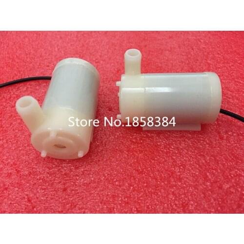 50pcs/lot DC 3 6V Micro Submersible Water Pump solar pump 120L/H For fountain aquarium