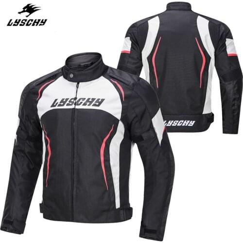 Waterproof Motorcycle Jacket Men Windproof Moto Reflective Coat Racing Motocross Professional Ride Clothing Protective Gear Set