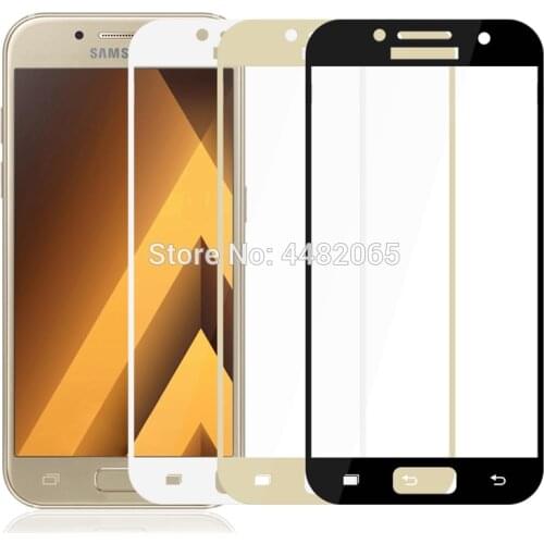 For Samsung Galaxy A5 2017 Tempered Glass 9H 3D Full Screen Cover Front Guard Protective Screen Protector Film A520F SM-A520F