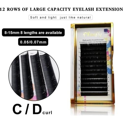 0.05 D Automatic Flowering Lash 3D/4D/5D Premade Fans Eyelashes Soft 1s Blossom Easy Fan Eyelash Extensions Individual Lashes