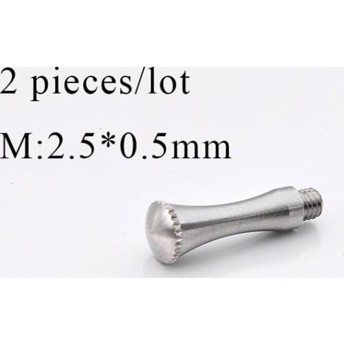 2pieces/lot Hair Salon Scissor Parts Removable Finger Rest Tail Nail Clavo De Cola Styling Accessory M:2.5*0.5mm