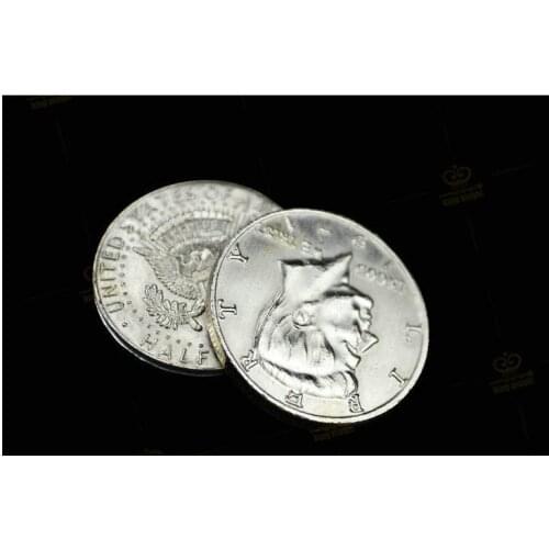 2pcs/Lot Flipper Coin / Magnetic Flipper Coin - Magic Tricks,Coin&Money Magic Props,Magic Accessories,Close-Up,Gimmick