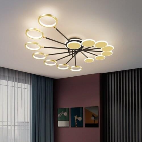 2021 new modern led ceiling lamp Nordic ring lamp living room bedroom dining room kitchen lamp indoor home decoration lamp