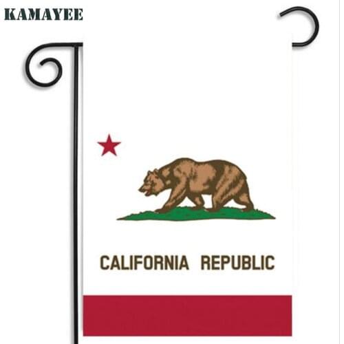 45cmx30cm American California State Flag Home Decor Polyester United States State Garden Banner