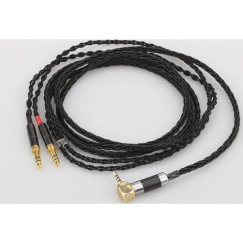 Audiocrast 8 Cores Headphone Earphone Cable For Denon AH-D600 D7100 Hifiman Sundara Ananda HE1000se HE6se he400