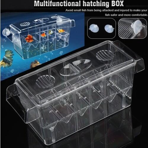 Aquarium Breeding Box Fry Tank Hatchery Baby Trap Guppy Breeding Breeder Aquarium Supplies Accessories
