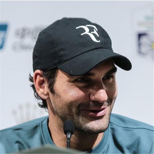 2021 New Tennis Star Roger Federer Cap 3d Embroidery Dad Baseball Caps Unisex Snapback Hat Tennis F Hats Dropshipping