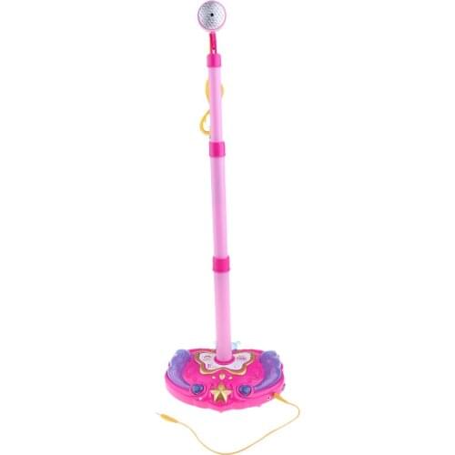 Kids Microphone Musical Karaoke Machine Singing with MP3 Microphones Disco Toy Kids Early Developmental Supplies
