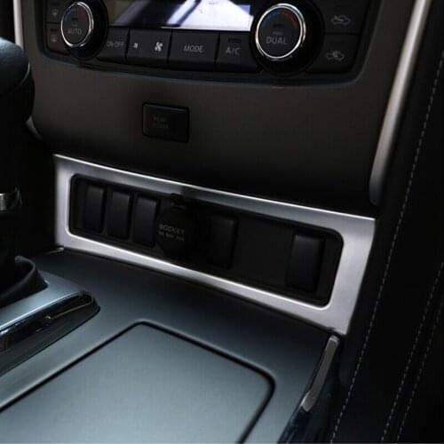 For NIssan Patrol Armada Y62 2017 2018 auto Accessories styling ABS Plastic Car Cigarette Light burner panel Cover Trim