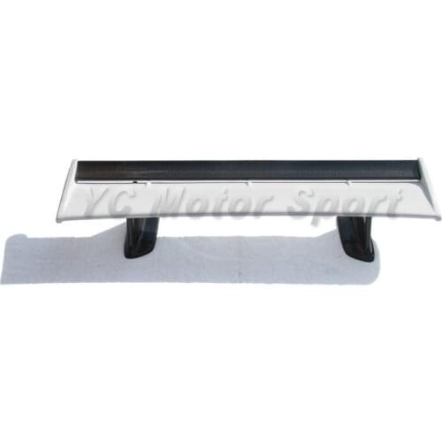 FRP Fiber Glass OEM Style Rear Spoiler w/ Carbon Fiber Blade and Jun Higher Legs Fit For 1999-2002 R34 GTT GTR Rear Spoiler