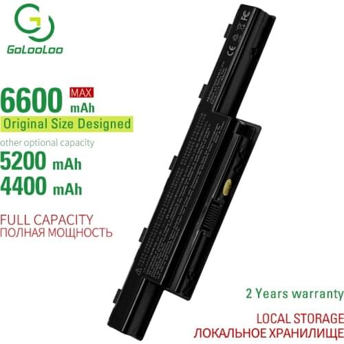 6600mAh 6CELL New laptop battery for Acer Aspire V3 4741 5552 5560G 5733Z 5736 5736ZG 5741ZG 5742G 5742Z AS10D31 AS10D41 AS10D81