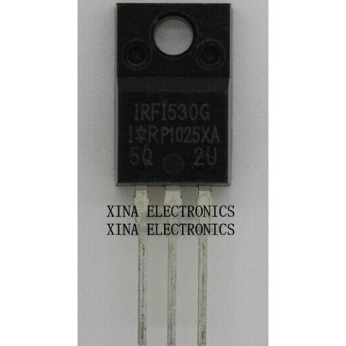 IRFI530GPBF IRFI530G FI530G IRFI530 FI530 TO-220 ROHS ORIGINAL 20PCS/lot Free Shipping Electronics composition kit