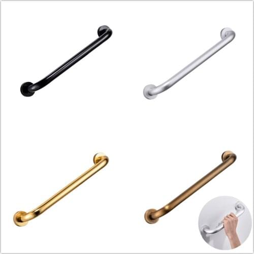 Space aluminum 30/40/50 cm Bathroom Tub Handrail Grab Toilet Shower Bathe Straight Safety Support Handle Towel Rack