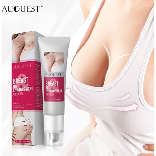 Breast Enhancement Cream AuQuest Firming and Elasticity Plump Sexy Breast Care Essential Oil Buttocks Body Care