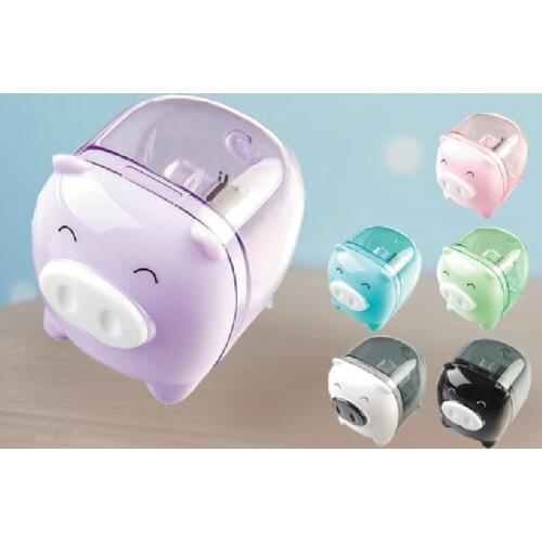 Small pencil sharpener pen plane pencil sharpener pencil machine single hole cartoon style