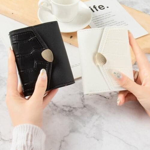 2021 New Small Purse Womens Compact and Simple Clutch Bag Ladies Thin Multi-card Coin Purse