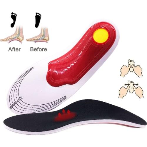 Premium Orthotic Gel High Arch Support Insoles Gel Pad 3D Arch Support Flat Feet For Women Men orthopedic Foot pain Unisex