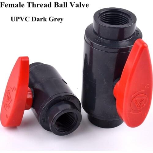 1PC 1/2"~4" Female Thread Ball Valve Garden DIY Irrigation System Aquarium Fish Tank PVC Pipe Adapter Connector Fittings