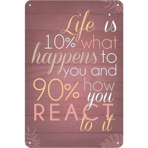 Exercise Vintage Metal Tin Sign Man Cave for Men Women,Wall Decor for Bars,wc,Restaurants,cafes Pubs,12x8 Inch