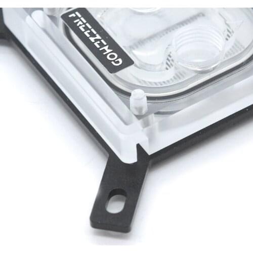 G1/4 Thread Waterblock Acrylic Copper Water Cooling CPU Radiator Heatsink Block 32CB