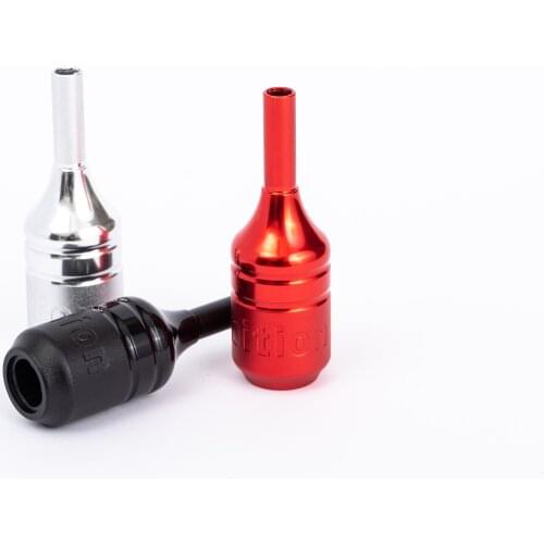 1pcs Tattoo grip 25mm non-adjustable non-slip aluminum alloy aluminum tattoo handle rotating machine tattoo cartridge needle