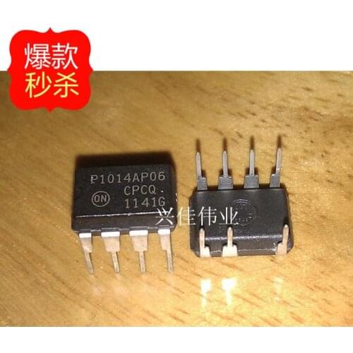 10PCS New original authentic NCP1014AP065G P1014AP06 LCD power chip DIP-7