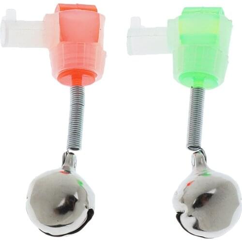 30Pcs Sea Carp Fishing Baits Bite Alarms Clip Single Bell Rod Tip Alert Ring Fishing Accessory