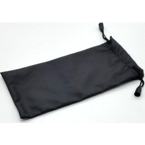 5Pcs Black Durable Waterproof Dustproof Plastic Sunglasses Pouch Soft Cloth Eyeglasses Glasses Carry Bag Case
