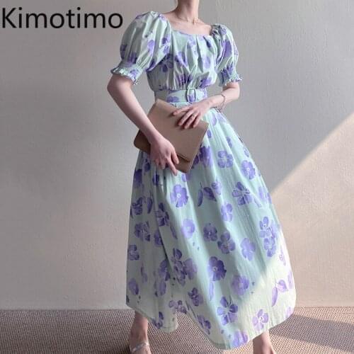 Kimotimo Floral Summer Dresses