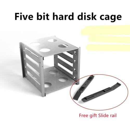 Qiya hard disk cage five bit hard disk cage Mining hard disk box Special for Chia P diagram 3.5inch Hard disk expansion bracket