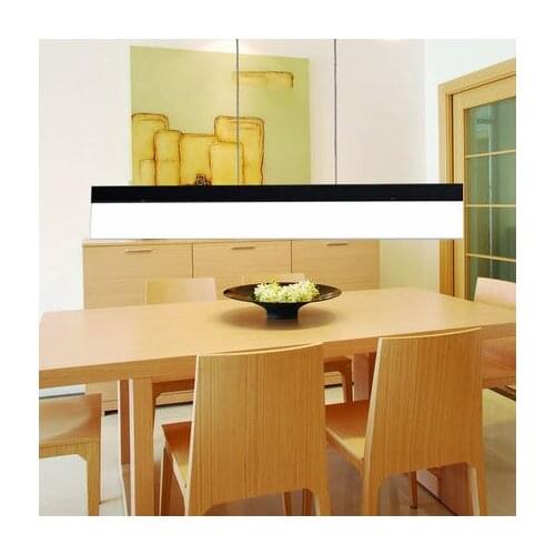 Creative Strip Droplight Modern LED Pendant Light Fixtures For Office Study Dining Room Simple Hanging Lamp Home Lighting