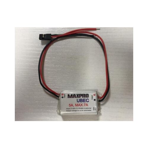Maxpro 7-42V high voltage 2-10S 5A MAX 7A UBEC regulated power supply output 5V or 6V