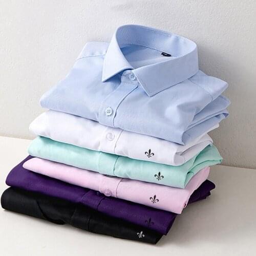 Dudalinas Camisa Male Shirts Long Sleeve Men Shirt Brand Clothing Smart Casual Slim Fit Camisa Social Masculina Chemise Homme