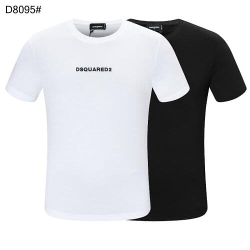 2021 New Dsquared2 Fashion Trend Advanced Printing Short Sleeve harajuku graphic t shirts men clothing D8095