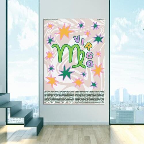 Original Printable Wall Art | Printable Astrology Print | Zodiac Poster Digital Download | Zodiac Art Printed Poster