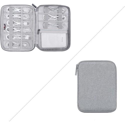 Digital Storage Bag USB Data Cable Organizer Earphone Wire Bag Pen Power Bank Travel Kit Case Pouch Electronics Accessories