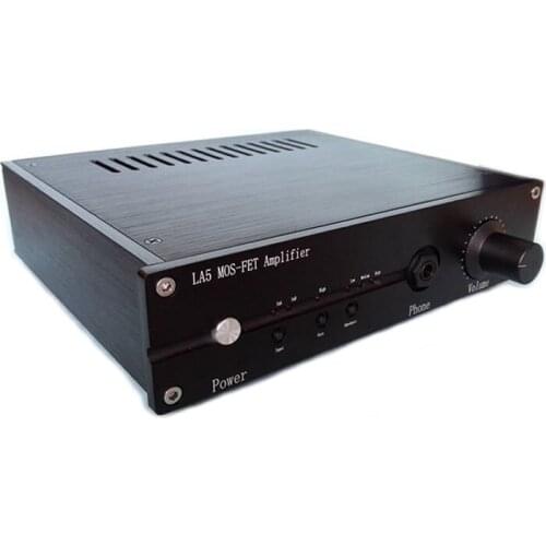 LA5 MOS-FET pure class A headphone amplifier, field effect tube fever Hifi class A. Signal to noise ratio: 102dB