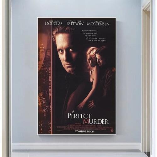 V0958 A Perfect Murder Vintage Classic Movie Wall Silk Cloth HD Poster Art Home Decoration Gift