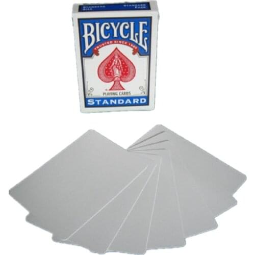 Bicycle Double Blank Playing Cards Gaff Deck Magic Cards Poker Special Props Close Up Stage Magic Tricks for Magician