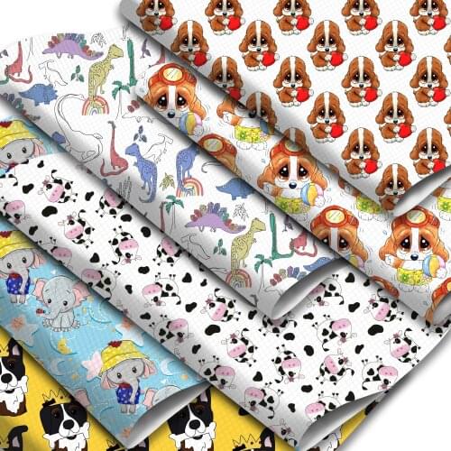 20*33cm Animal Ordinary Faux Synthetic Leather Fabric For Bows Leather Crafts DIY Handmade Material Earrings,1Yc18416