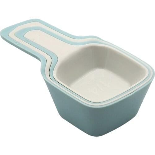 4pcs Measuring Cups Set Plastic Collapsible coffee Measuring Spoons Milk Powder Spoon Kitchen Tool with Scale