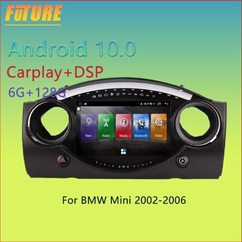 128G For BMW Mini 2002 2003 2004-2006 Android Car Radio Stereo 2 Din Multimedia Player GPS Navigation Touch Screen DVD Head Unit