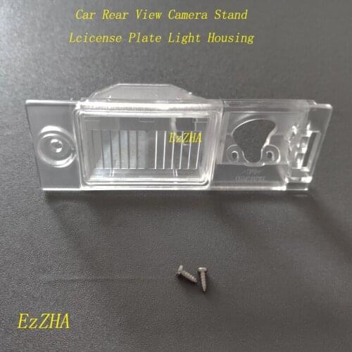 EzZHA Car Rear View Backup Camera Bracket License Plate Lights For Hyundai New Tucson IX35 IX TL MK3 2015 2016 2017 2018