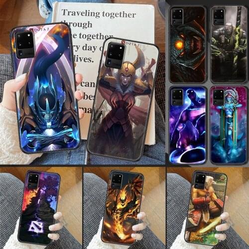Dota dota2 Game Phone case For Samsung Galaxy Note 4 8 9 10 20 S8 S9 S10 S10E S20 Plus UITRA Ultra black painting prime luxury