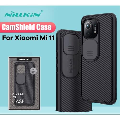 For Xiaomi Mi 11 Case NILLKIN CamShield Pro Case Slide Camera Protection Back Cover Protect Privacy For Xiaomi Mi 11 Phone Case