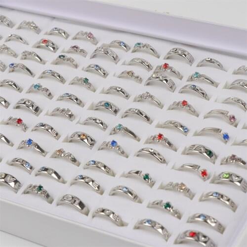 JuanMaoJuan Rings With Crystals