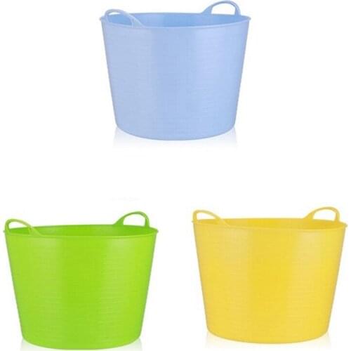 Dirty Clothes Bucket Laundry Basket Toy Storage Basket Without Lid Storage Bucket Muck Buckets & Builders Tubs